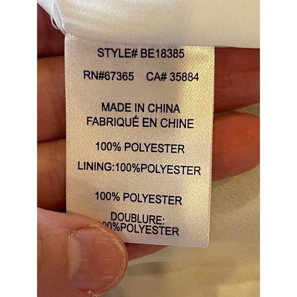 BB Dakota Revolve White Fit And Flare Mini Dress With‎ Gray Bow Print Size 0 - Picture 13 of 14